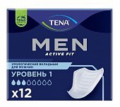 Купить tena (тена) прокладки, men active fit уровень 1, 12 шт в Семенове