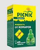 Купить picnic (пикник) family жидкость от комаров 45 ночей в Семенове