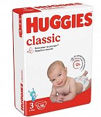 Купить huggies (хаггис) подгузники классик 3, 4-9кг 78 шт в Семенове