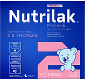 Купить нутрилак премиум 2 (nutrilak premium 2) молочная смесь адаптированная с 6 месяцев, 1050г в Семенове