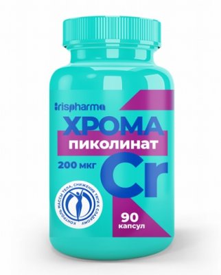 Купить ирисфарма (irispharma) хрома пиколинат, капсулы 90 шт бад в Семенове