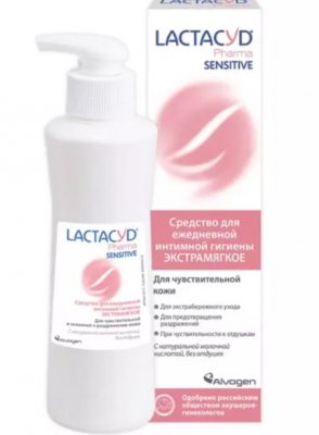 Купить lactacyd pharma (лактацид фарма) средство интимной гигены для чувствительной кожи сенситив 250 мл в Семенове
