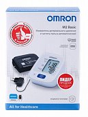 Купить тонометр автоматический omron (омрон) м2 basic, с адаптером, манжета 22-42см (hem 7121-alru) в Семенове