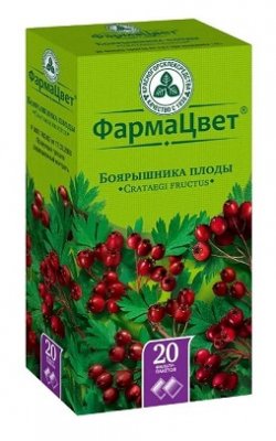 Купить боярышника плоды, фильтр-пакеты 3,0г, 20 шт в Семенове