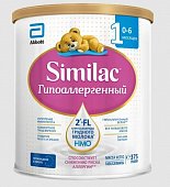 Купить симилак (similac) гипоаллергенный 1, смесь молочная 0-6 мес, 375г в Семенове