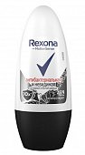Купить rexona (рексона) антиперспирант-шарик антибактериальная+невидимая на черном и белом, 50мл в Семенове