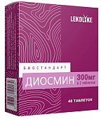 Купить биостандарт диосмин леколайк, таблетки массой 550мг 40шт бад в Семенове