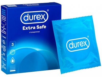 Купить durex (дюрекс) презервативы extra safe 3шт в Семенове