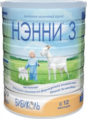 Купить нэнни 3 смесь на основе натурального козьего молока с пребиотиками с 12 месяцев, 800г в Семенове