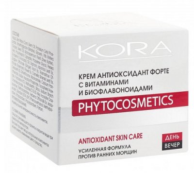 Купить kora (кора) крем антиоксидант форте для лица с витаминами и биофлавоноидами 50мл в Семенове