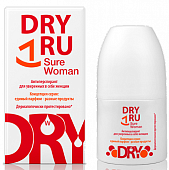 Купить драй ру (dry ru) sure woman антиперспирант для уверенных в себе женщин, 50мл в Семенове